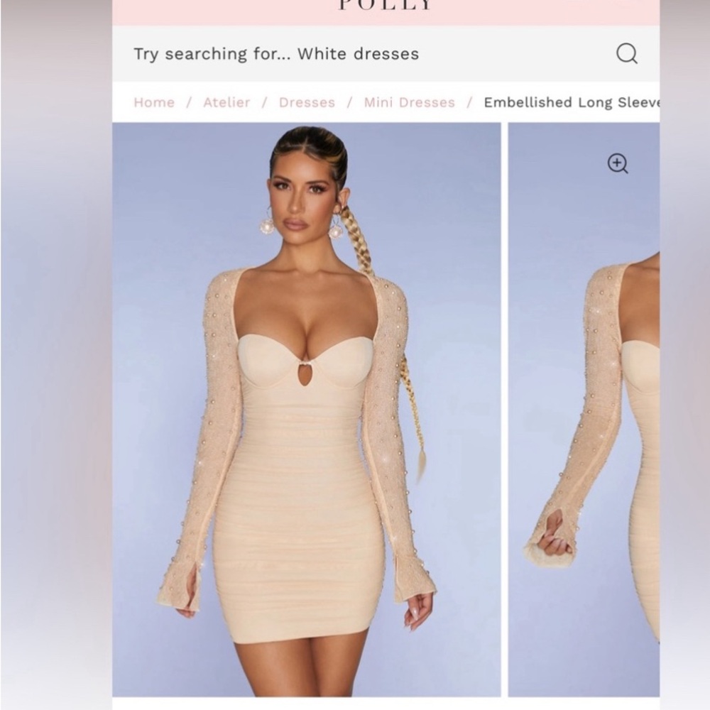 Night out cute sexy dress, long sleeve